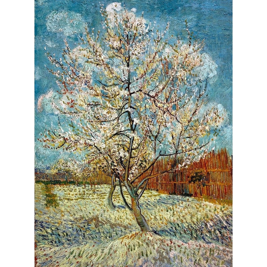 The Pink Peach Tree 1888 Poster Print by Vincent Van Gogh-VARPDX374567 Image 1