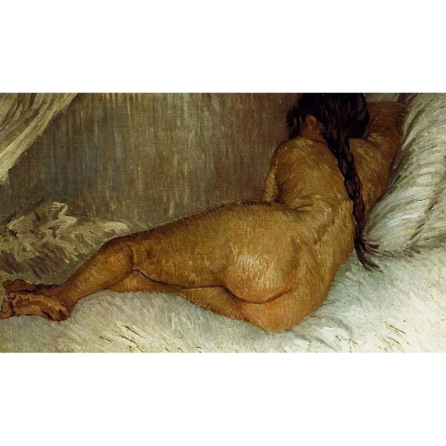 Back Nude Woman Reclining Poster Print by Vincent Van Gogh-VARPDX374603 Image 1