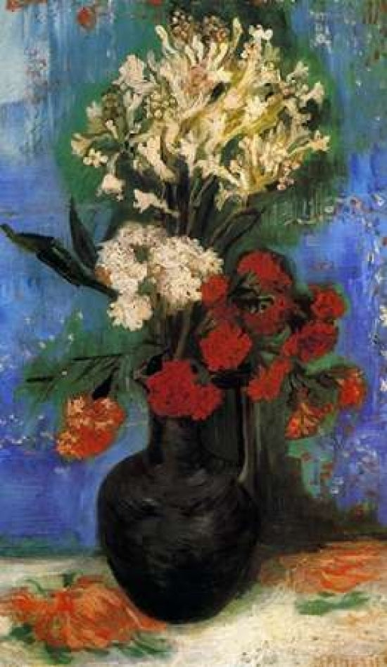 Carnations And Other Flowers Poster Print by Vincent Van Gogh-VARPDX374617 Image 1