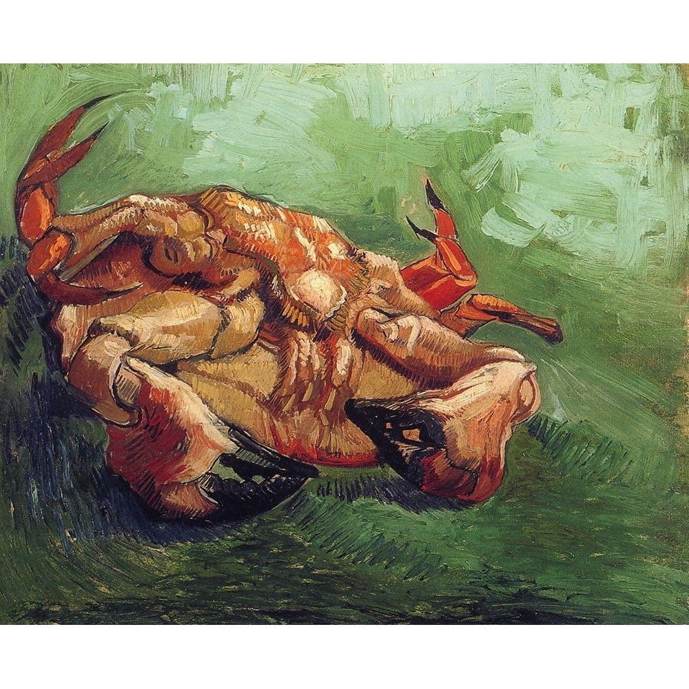 Crab On His Back Poster Print by Vincent Van Gogh-VARPDX374627 Image 1