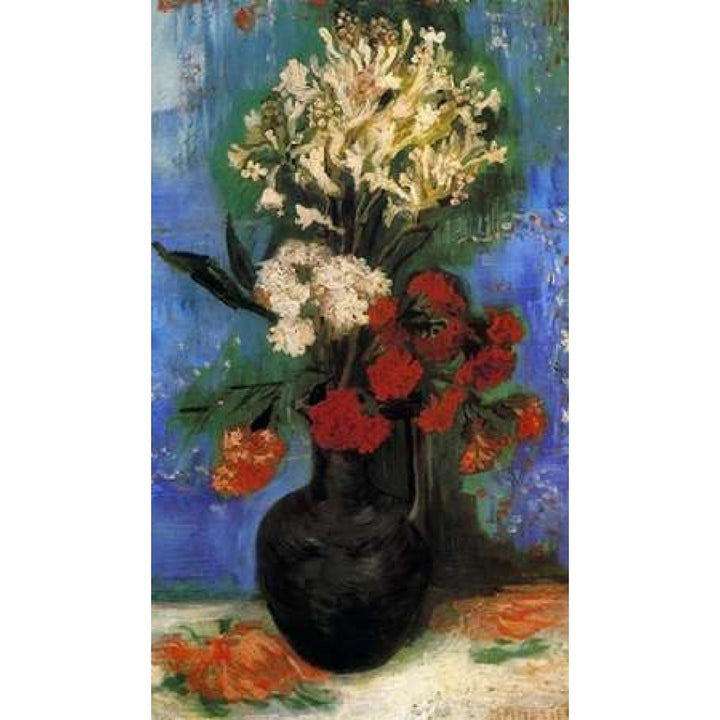 Carnations And Other Flowers Poster Print by Vincent Van Gogh-VARPDX374617 Image 2