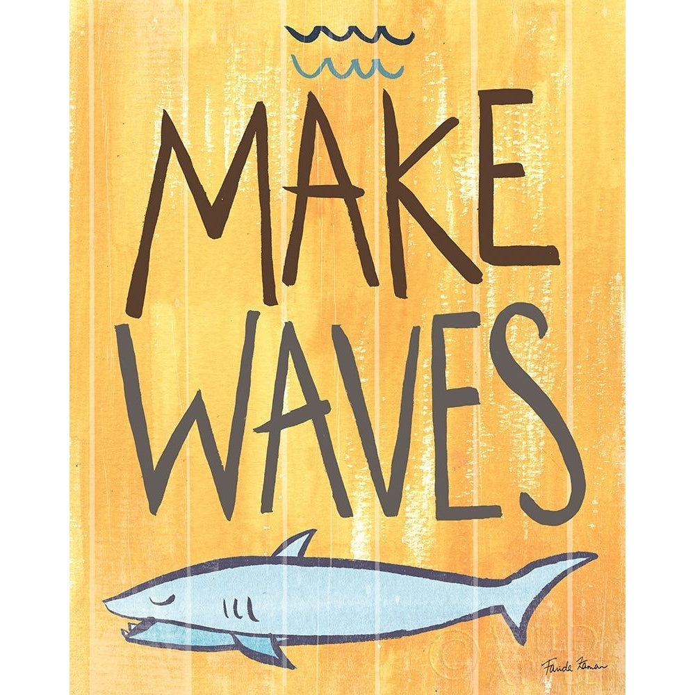 Make Waves Iv Poster Print by Farida Zaman-VARPDX37471 Image 1