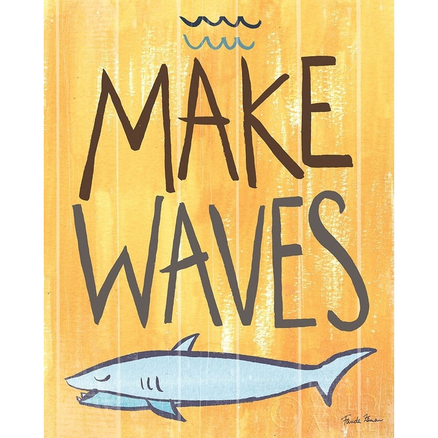 Make Waves Iv Poster Print by Farida Zaman-VARPDX37471 Image 1