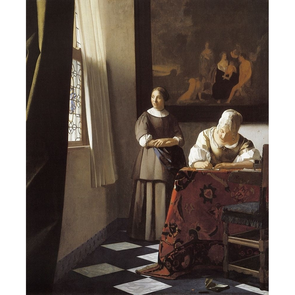 The Letter Poster Print by Johannes Vermeer-VARPDX374714 Image 1