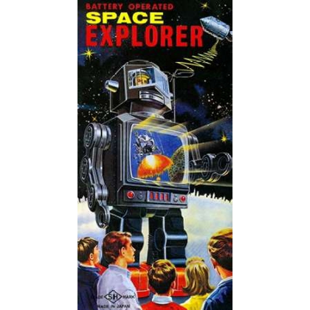 Battery Operated Space Explorer Poster Print by Retrobot -VARPDX374851 Image 2