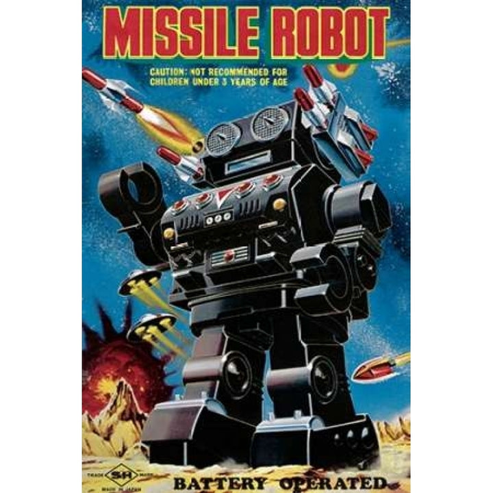 Missile Robot Poster Print by Retrobot -VARPDX374847 Image 2