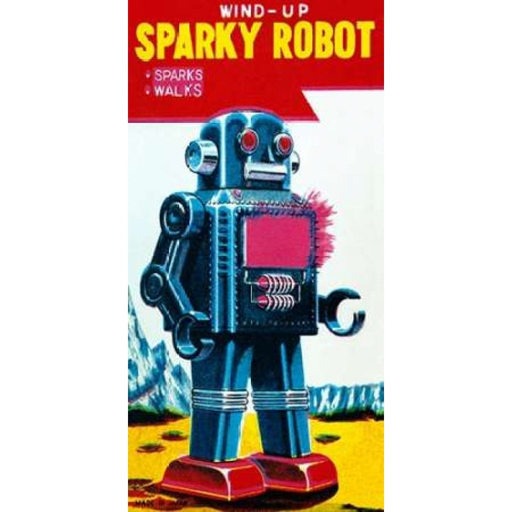 Sparky Robot Poster Print by Retrobot -VARPDX374856 Image 2