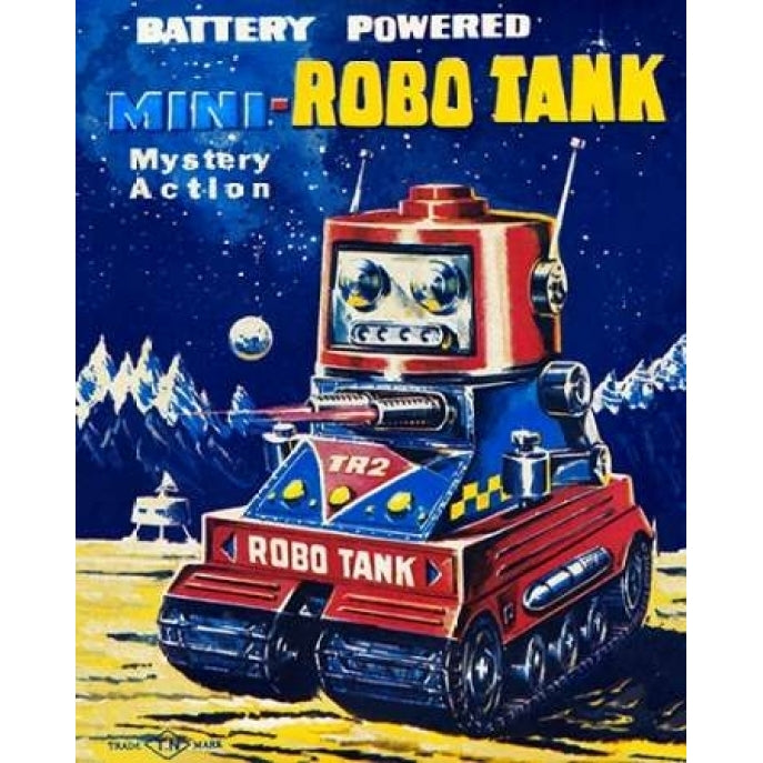 Mini-Robo Tank Poster Print by Retrobot -VARPDX374888 Image 2