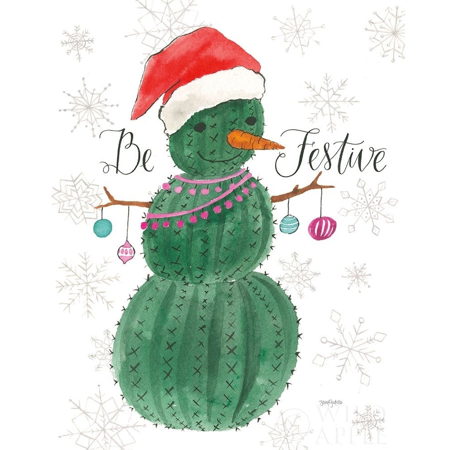 A Very Cactus Christmas I Be Festive Poster Print by Jenaya Jackson-VARPDX37490 Image 1