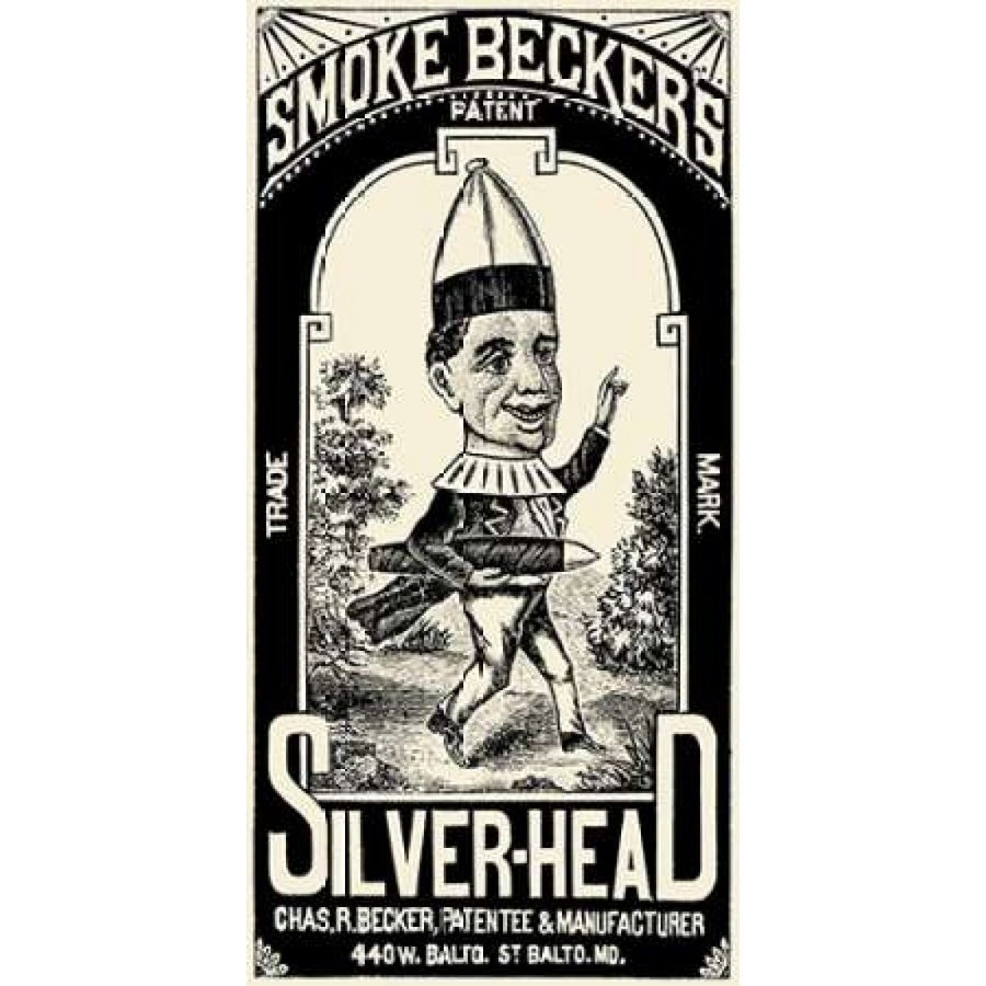 Smoke Beckers Silver-Head Poster Print by Vintage Booze Labels -VARPDX375004 Image 1