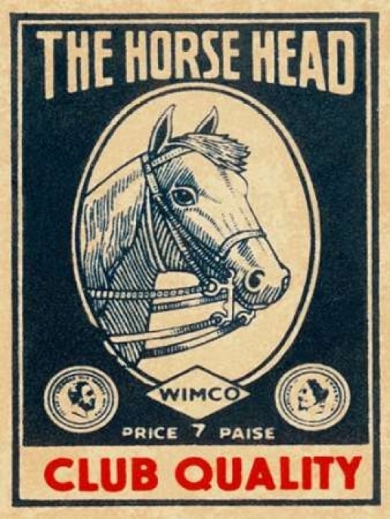 Horse Head Club Quality Matches Poster Print by Phillumenart -VARPDX375020 Image 1