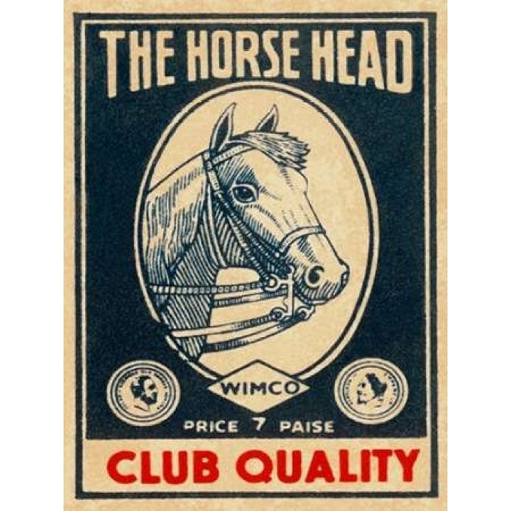 Horse Head Club Quality Matches Poster Print by Phillumenart -VARPDX375020 Image 2