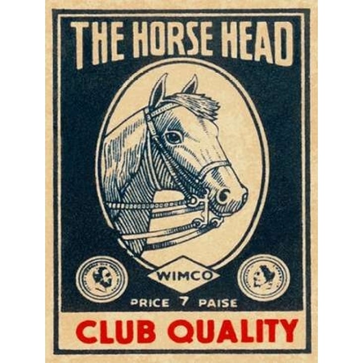 Horse Head Club Quality Matches Poster Print by Phillumenart -VARPDX375020 Image 1