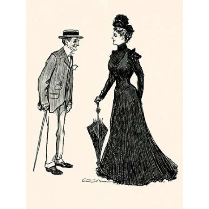 How Long Should I wear Mourning Poster Print by Charles Dana Gibson-VARPDX375043 Image 1