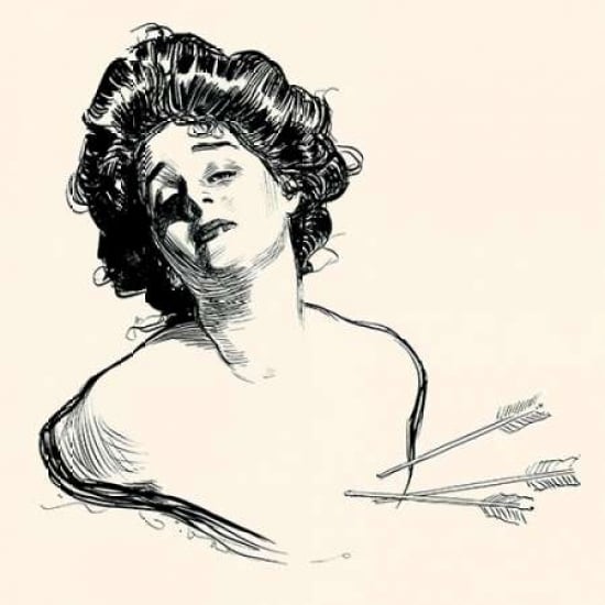 Pierced in the Heart Poster Print by Charles Dana Gibson-VARPDX375044 Image 1