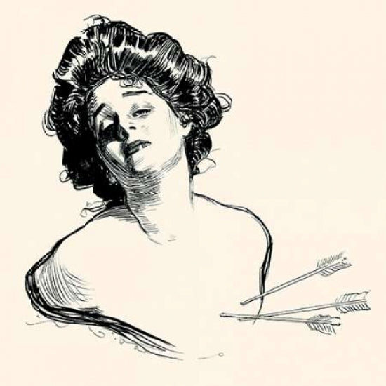 Pierced in the Heart Poster Print by Charles Dana Gibson-VARPDX375044 Image 2