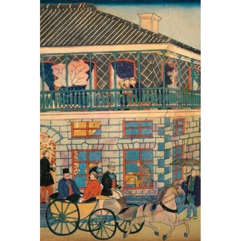 Foreign business district in Yokohama 3 Poster Print by Utagawa Hiroshige-VARPDX375051 Image 1