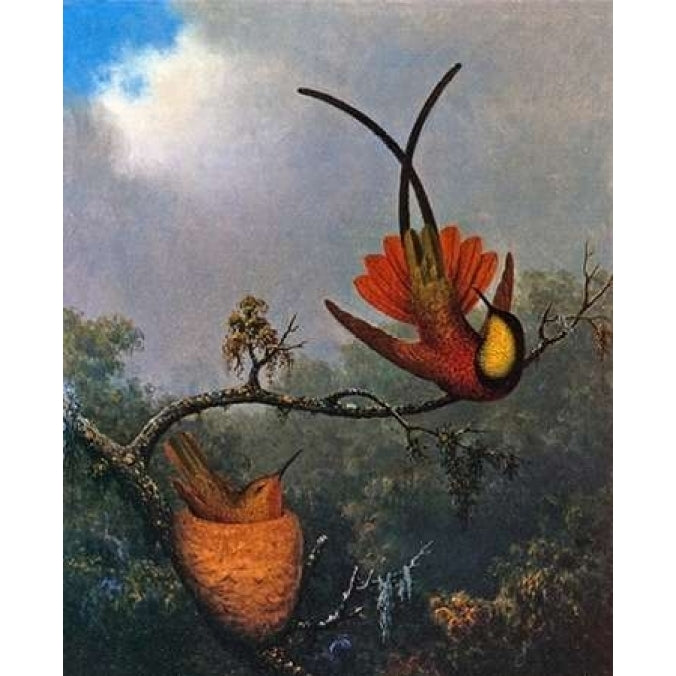 Crimson Topaz Poster Print by Martin Johnson Heade-VARPDX375802 Image 1