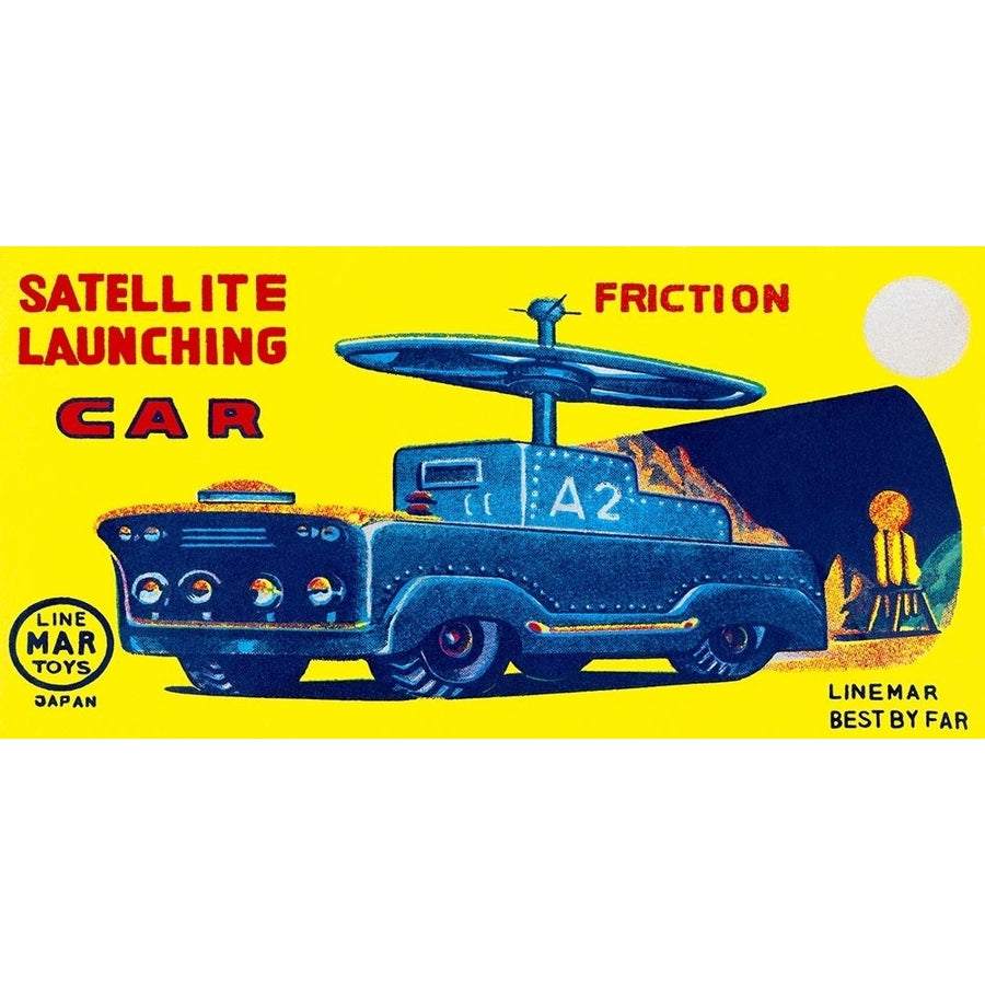 Satellite Launching Car A2 Poster Print by Retrotrans Retrotrans-VARPDX375908 Image 1