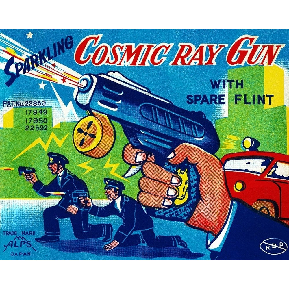 Cosmic Ray Gun Poster Print by Retrogun Retrogun-VARPDX375915 Image 1