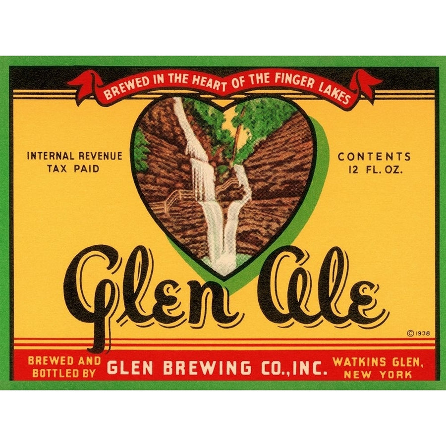 Glen Ale Poster Print by Retrolabel Retrolabel-VARPDX376052 Image 1