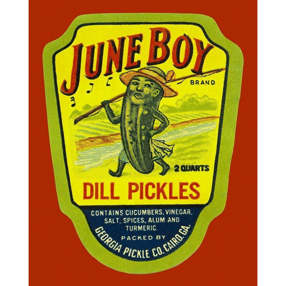 June Boy Dill Pickles Poster Print by Retrolabel Retrolabel-VARPDX376095 Image 1