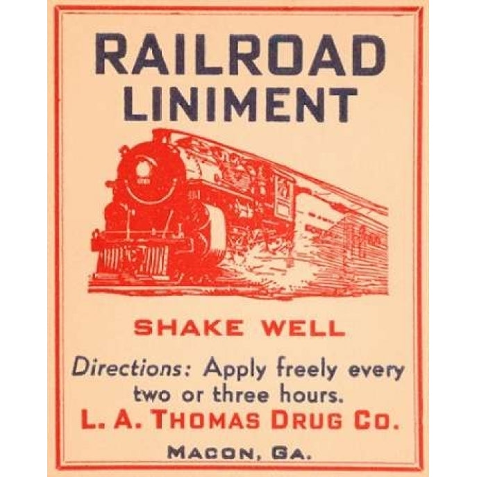 Railroad Liniment Poster Print by Vintage Booze Labels -VARPDX376181 Image 1