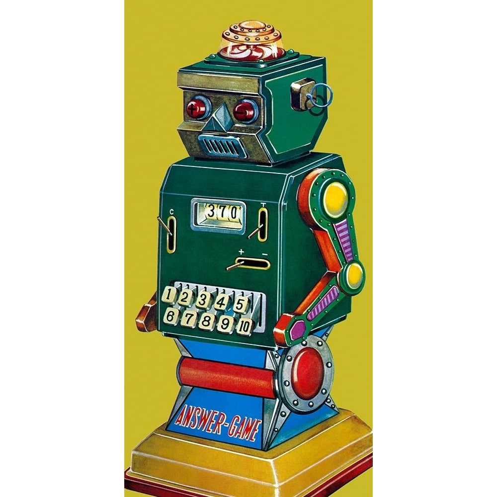 Answer Game Robot Poster Print by Retrobot Retrobot-VARPDX376388 Image 1