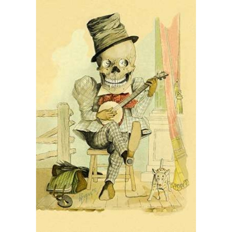 Death Picks a Tune Poster Print by Frusius -VARPDX376425 Image 1