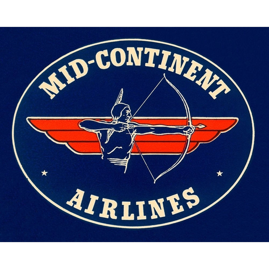 Mid-Continent Airlines Poster Print by Retrotravel Retrotravel-VARPDX376476 Image 1