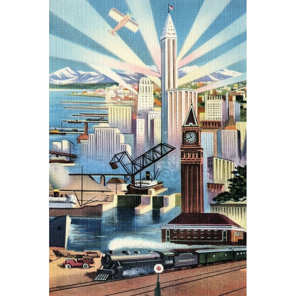 Modern Deco Empire Poster Print by Retrotravel Retrotravel-VARPDX376493 Image 1