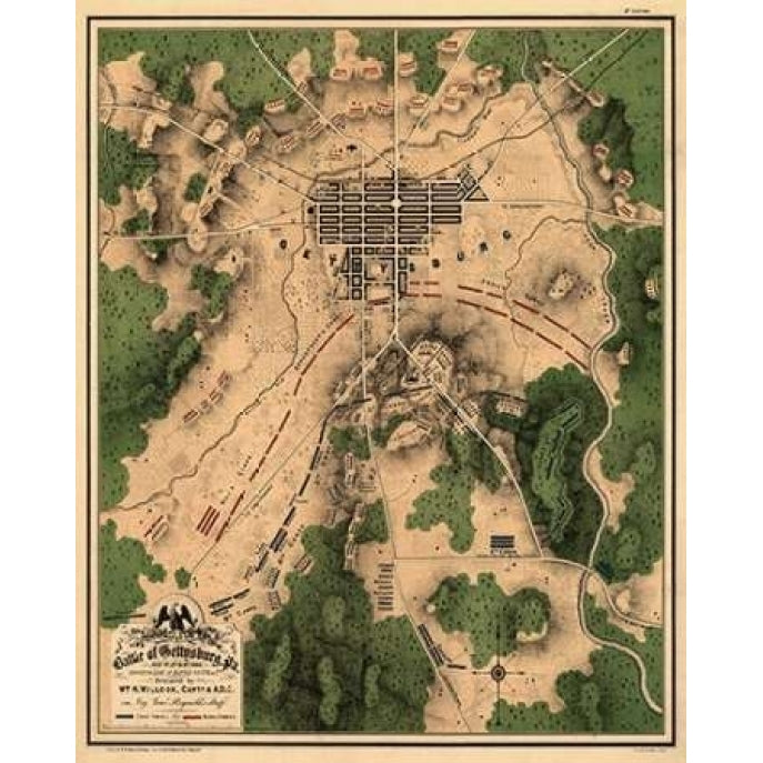 Battle of Gettysburg 2 Poster Print by Unknown -VARPDX379308 Image 1