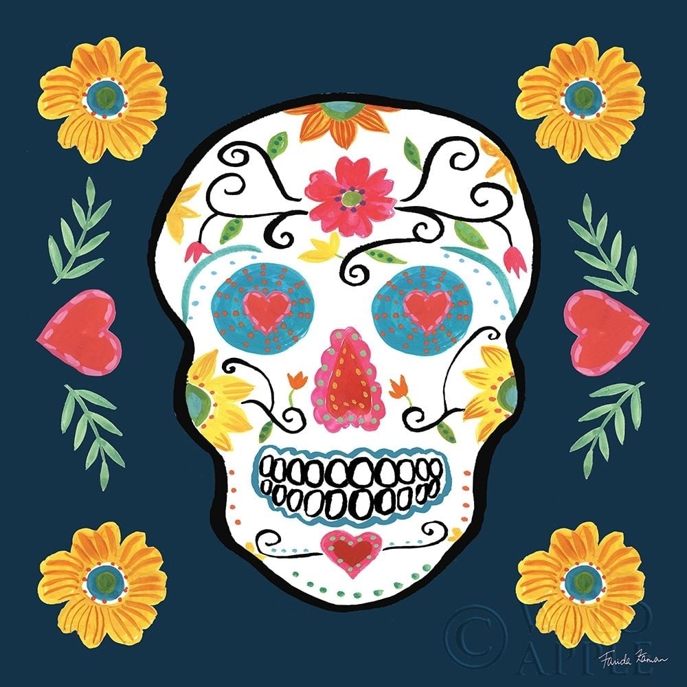 Day Of The Dead Iv Poster Print by Farida Zaman-VARPDX37971 Image 1