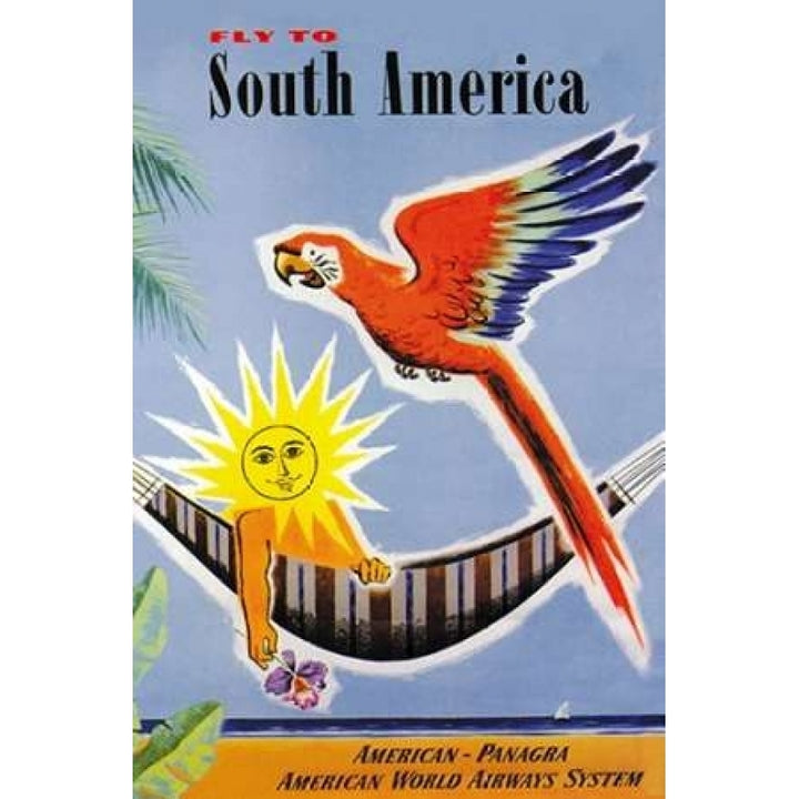 Fly to South America Poster Print by Jean Dubois-VARPDX382139 Image 1