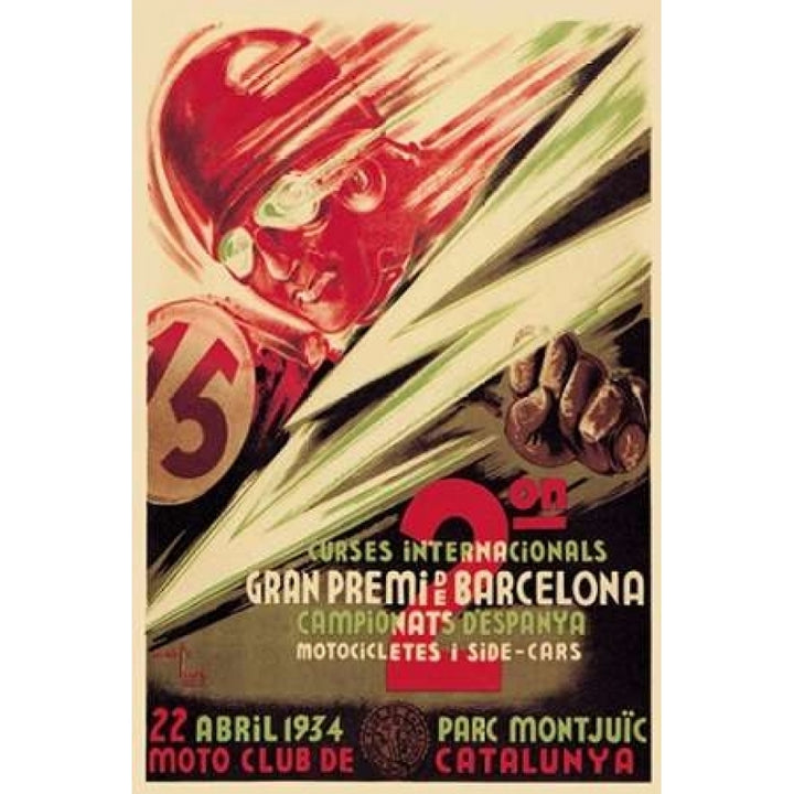 2nd International Barcelona Grand Prix Poster Print by Unknown -VARPDX382180 Image 1