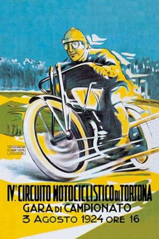 4th Motorcycle Circuit of Tortona Poster Print by Unknown -VARPDX382188 Image 1