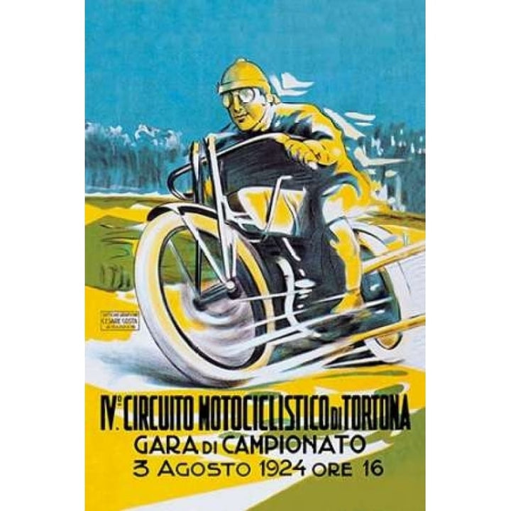 4th Motorcycle Circuit of Tortona Poster Print by Unknown -VARPDX382188 Image 2