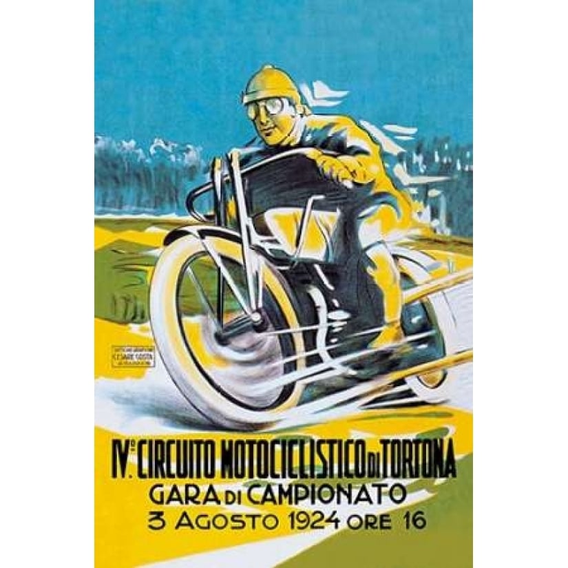 4th Motorcycle Circuit of Tortona Poster Print by Unknown -VARPDX382188 Image 1