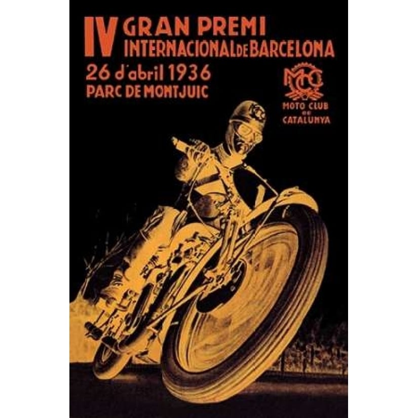 4th International Barcelona Grand Prix Poster Print by Unknown -VARPDX382193 Image 2