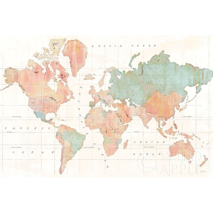 Across The World V3 Poster Print by Sue Schlabach-VARPDX38256 Image 1