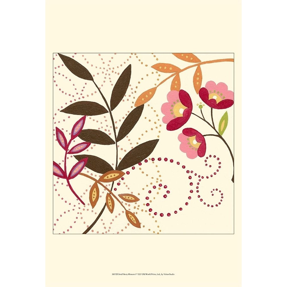 Small Berry Blossom I Poster Print - Studio Vision-VARPDX38370D Image 1