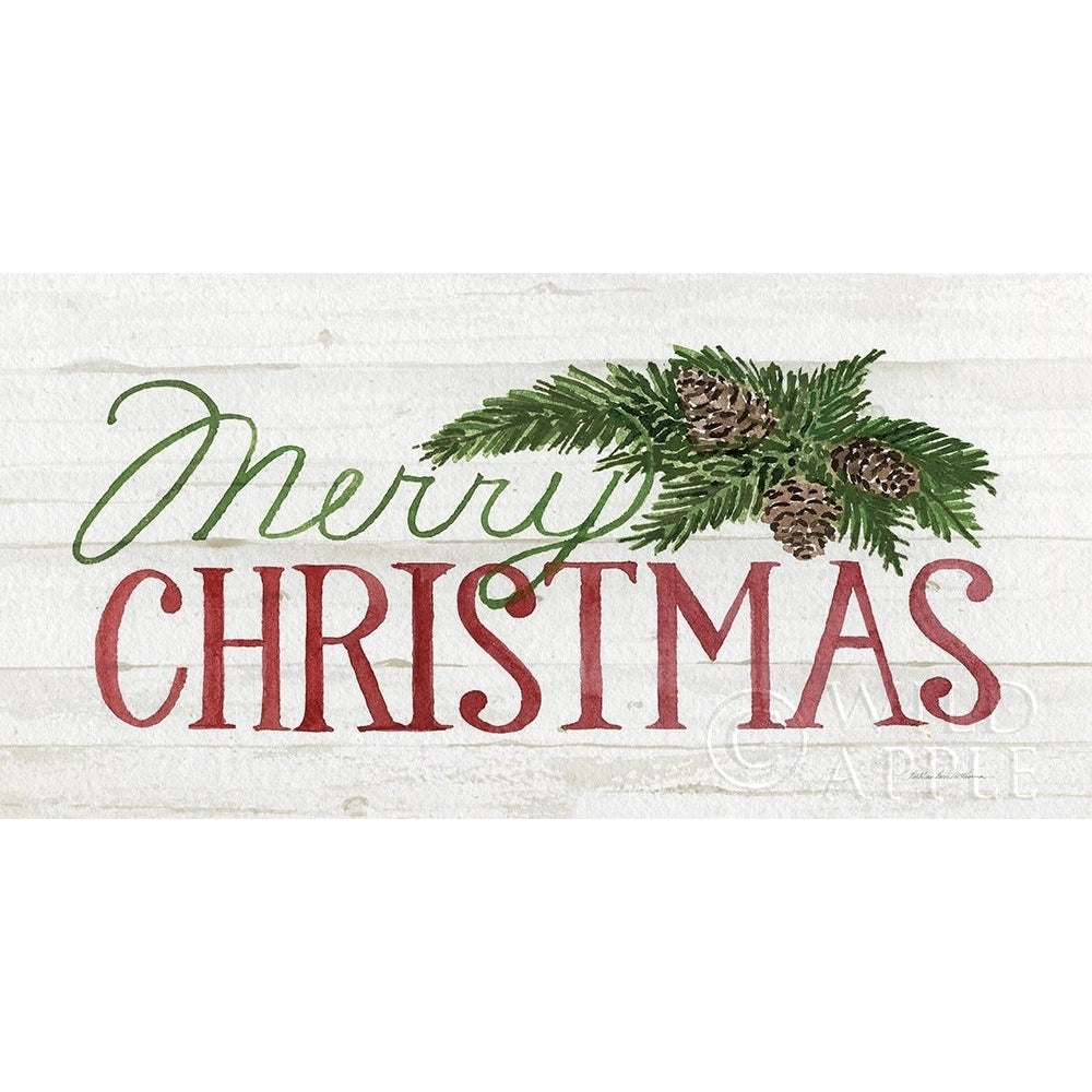 Holiday Saying II on Wood Whitewash Dark Poster Print by Kathleen Parr McKenna-VARPDX38714 Image 1