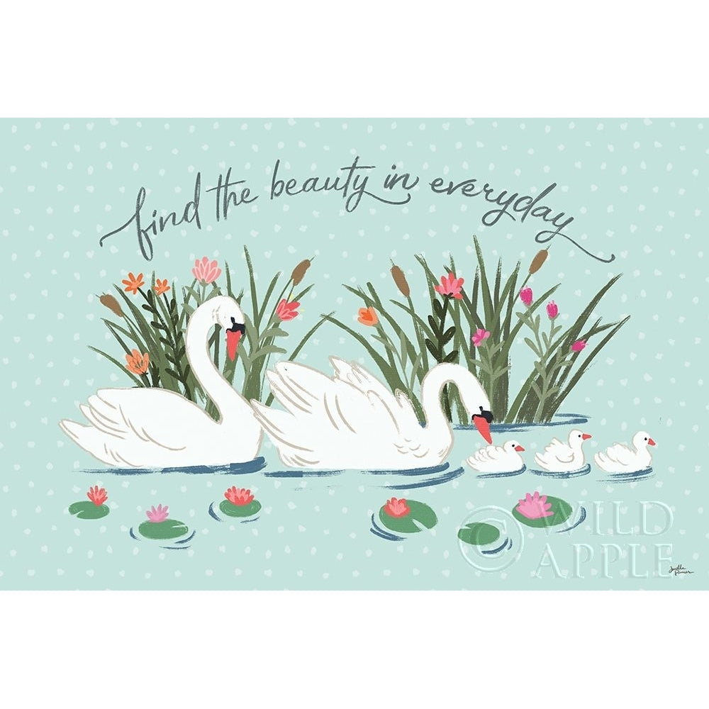 Swan Lake I Mint Poster Print by Janelle Penner-VARPDX39235 Image 1