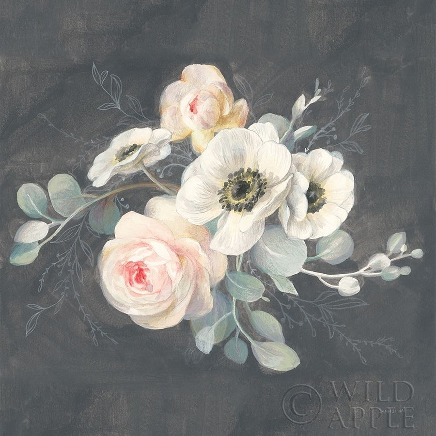 Roses and Anemones Square Poster Print by Danhui Nai-VARPDX39359 Image 1