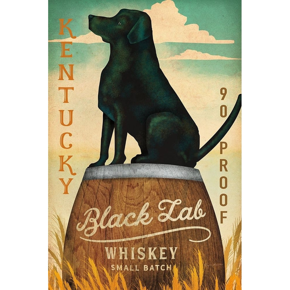 Black Lab Whiskey Kentucky Crop Poster Print - Ryan Fowler-VARPDX39396 Image 1