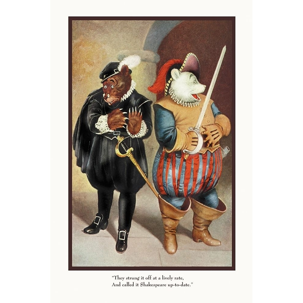 Teddy Roosevelts Bears: Shakespeare Poster Print by R.K. Culver-VARPDX394560 Image 1