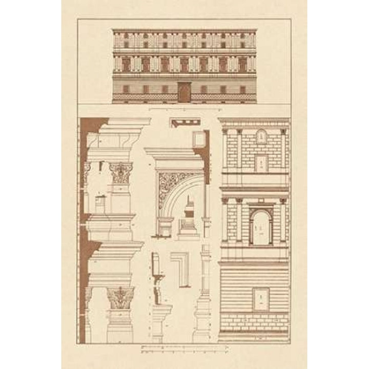 Palazzo Giraud at Rome Poster Print by J. Buhlmann-VARPDX394631 Image 1