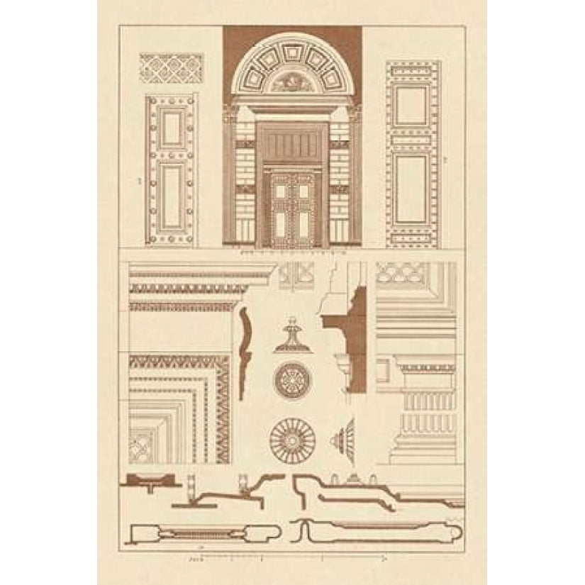 Doorway of the Pantheon at Rome Poster Print by J. Buhlmann-VARPDX394656 Image 2