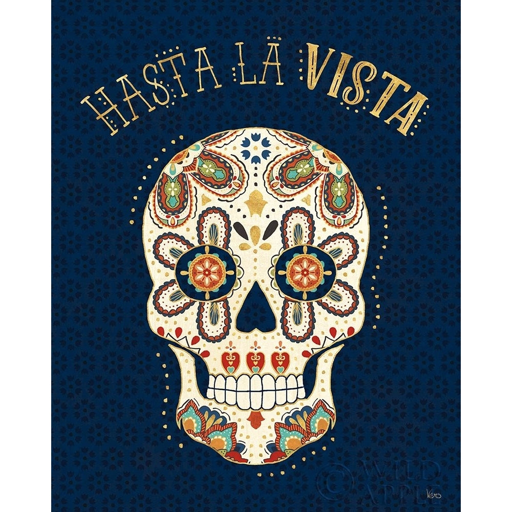 La Vida Loca V Blue Poster Print by Veronique Charron-VARPDX39493 Image 1