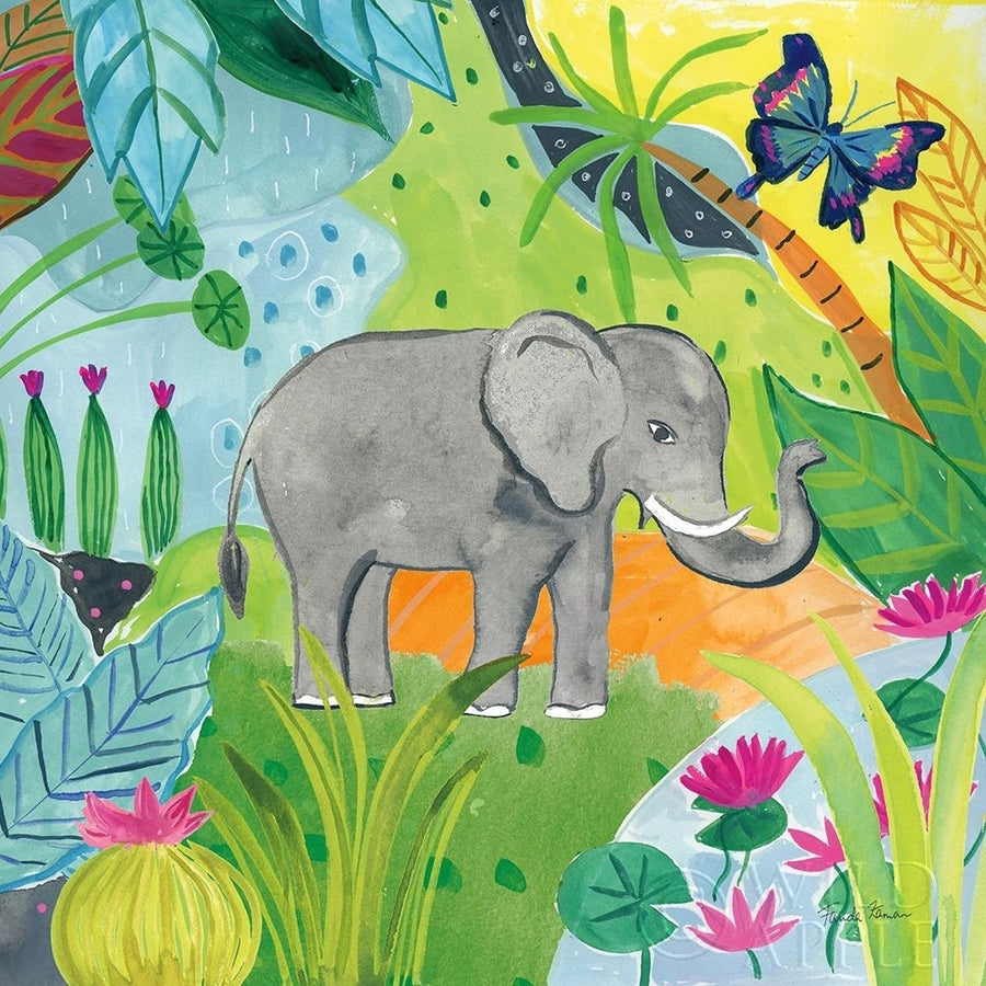 The Big Jungle I Poster Print by Farida Zaman-VARPDX39842 Image 1